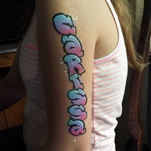 Personalized Graffiti Arm Designs