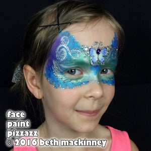 Tutorial: Metallic Split Cake Mask