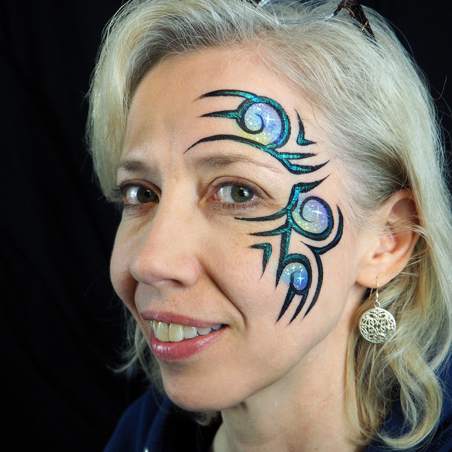 Starry Tribal Eye Design Tutorial by Beth MacKinney