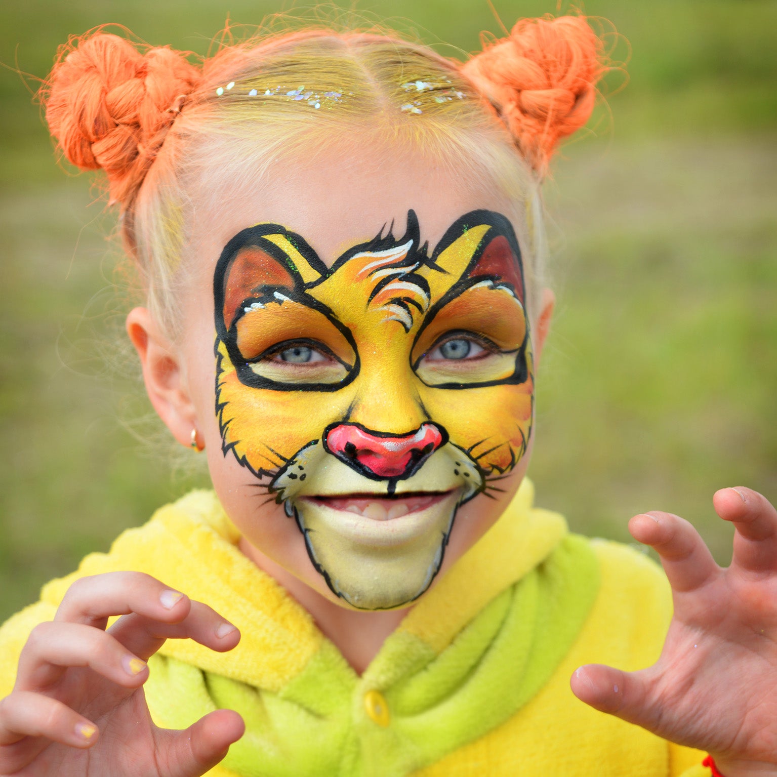 Lion King Simba Face Paint by Natalia Kirillova