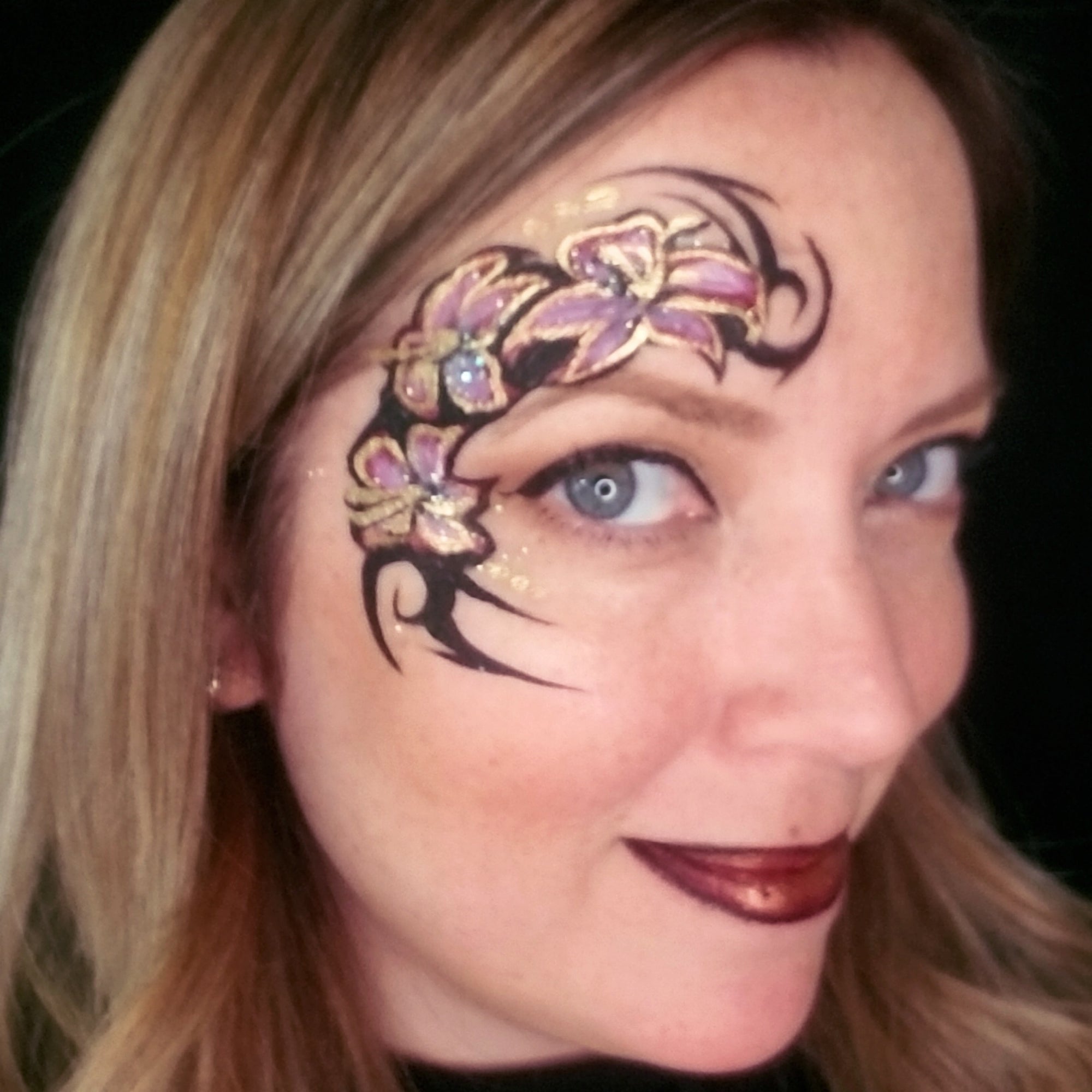 Tribal Lily Eye Design by Kellie Burrus