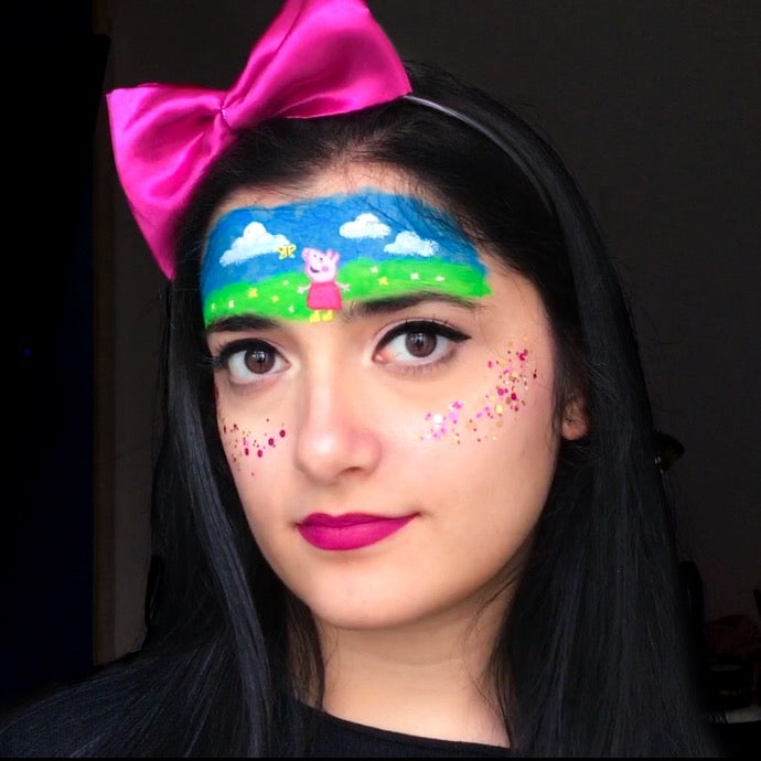 Video: Peppa Pig Face Paint Tutorial by Francesca Marchitelli