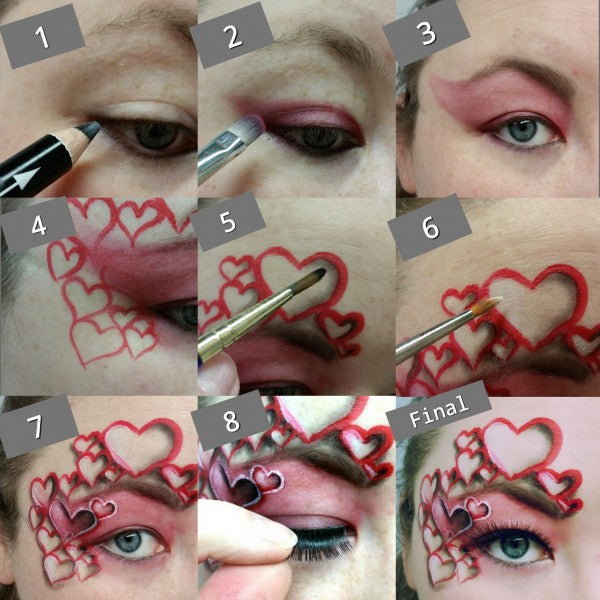 How to Make Shadow Heart Eye Designs