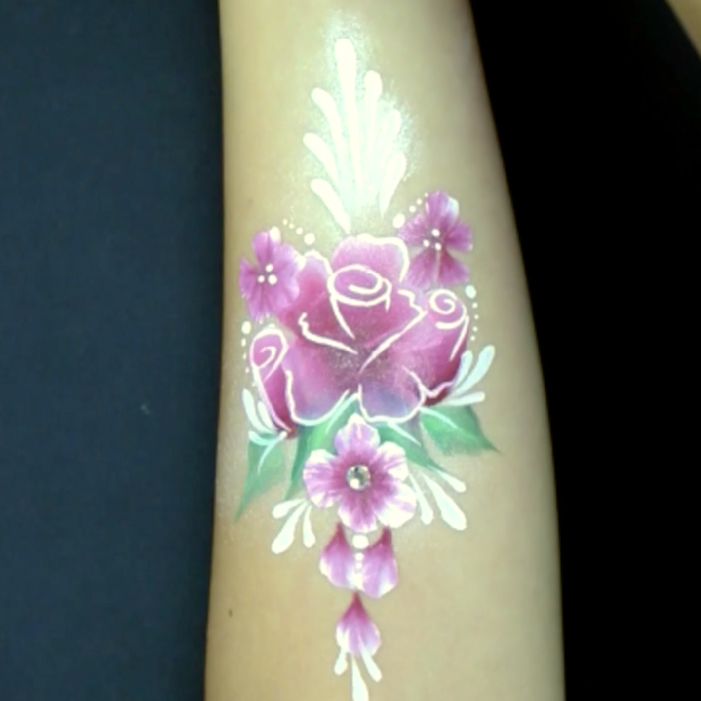 Rose Arm Design Video Tutorial