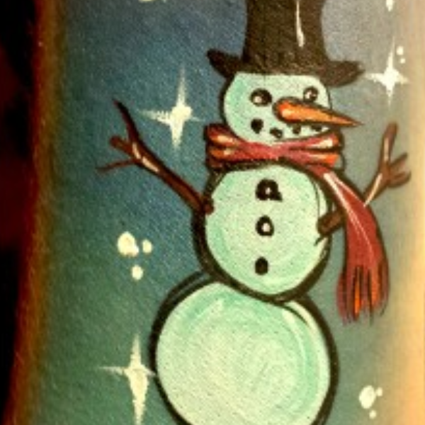 How to Paint a Snowman