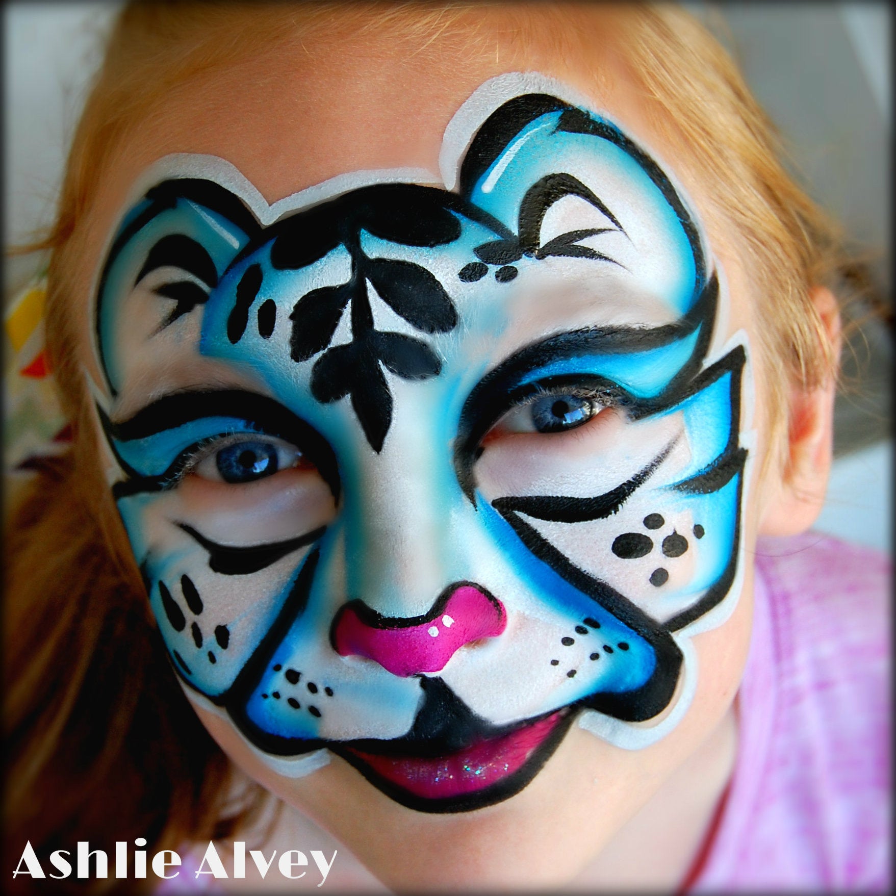 Icy White Tiger Video Tutorial by Artist Ashlie Alvey