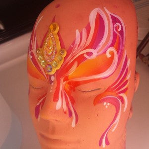 Warm Color Bling Mask