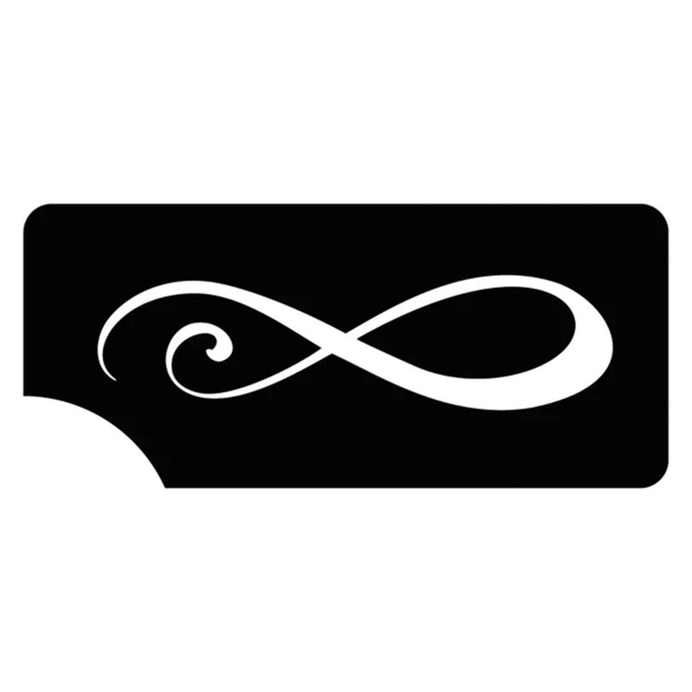 Art Factory Glitter Tattoo Stencil - Infinity Symbol 561 (5/PK)