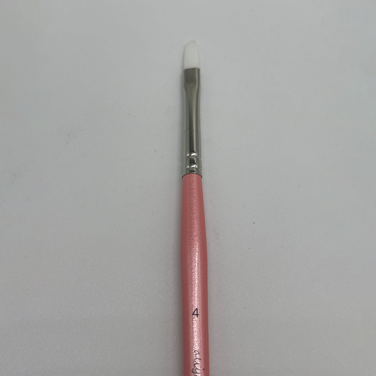 Aliyah Brush - White Taklon Filbert 4