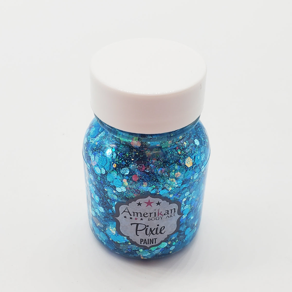 Amerikan Body Art Pixie Paint Glitter Gel - Blue Monday (1 oz/4 oz)