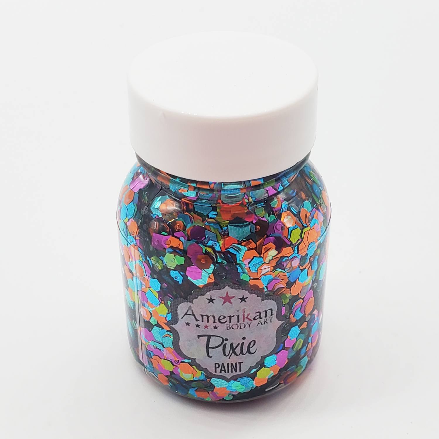 Amerikan Body Art Pixie Paint Glitter Gel - Tropical Whimsy (1 oz)