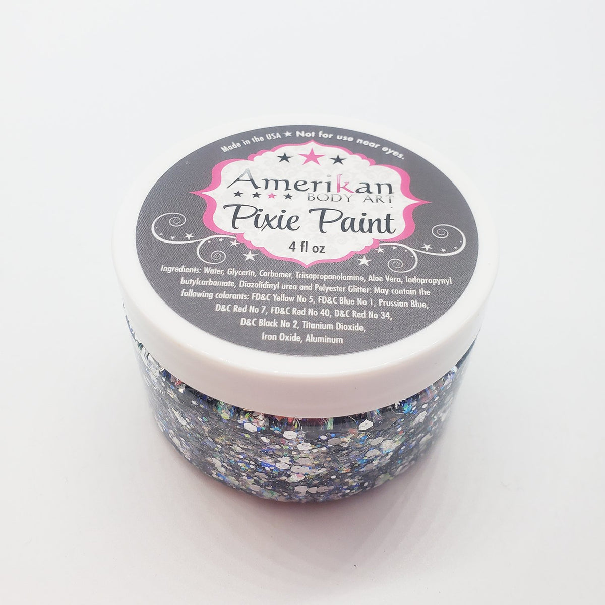 Amerikan Body Art Pixie Paint Glitter Gel - Xanadu (1 oz/4 oz)