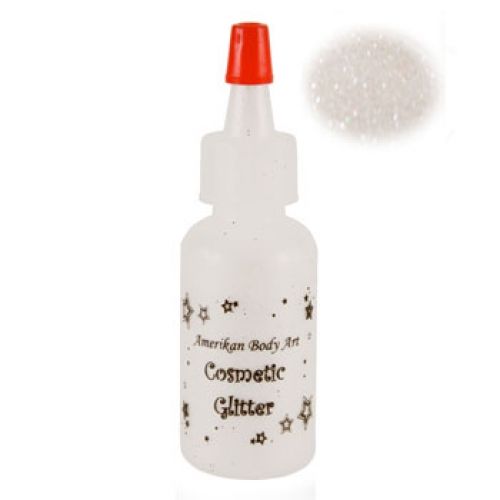 Amerikan Body Art Cosmetic Glitter - Brilliant White (Opaque)