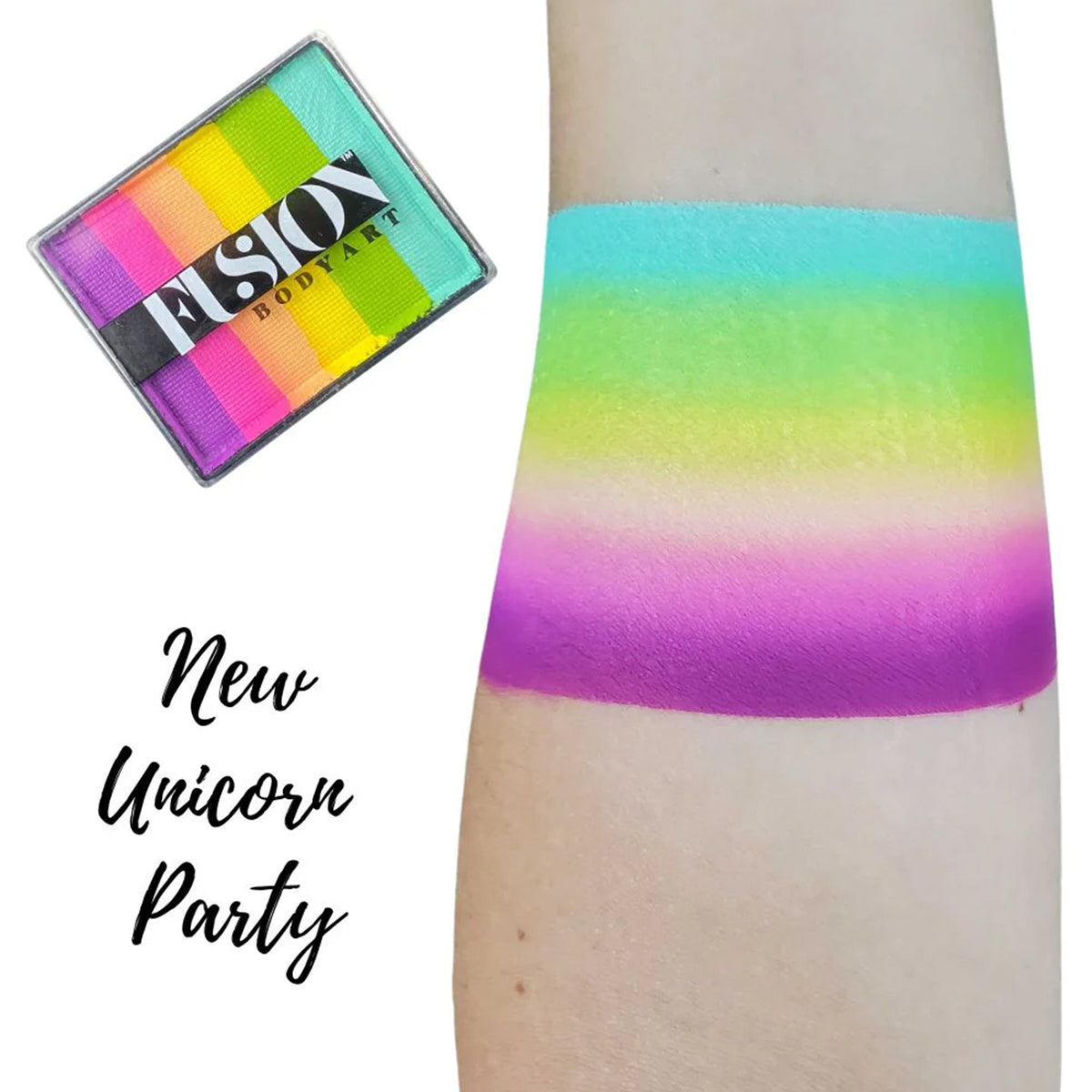 Fusion Body Art FX Rainbow Cake - Unicorn Party (50 gm)