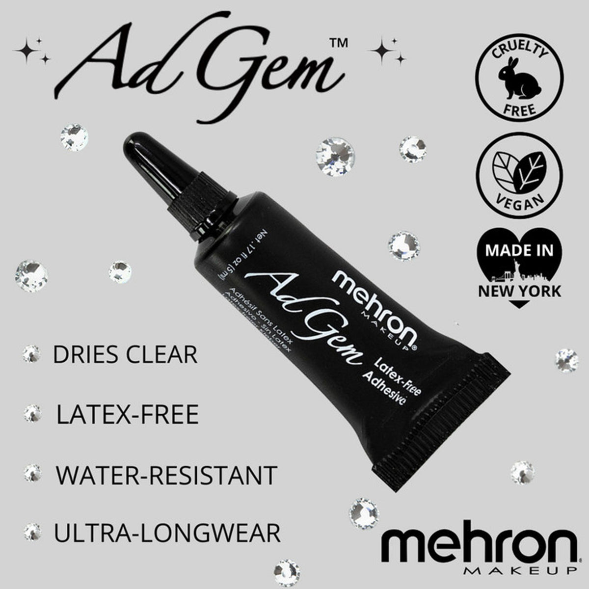 Mehron AdGem Acrylic Adhesive