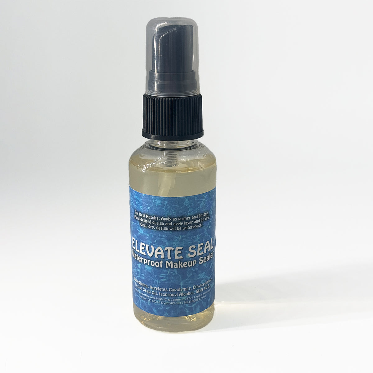 Mile High FX Elevate - Seal (2 oz), Makeup Barrier Spray