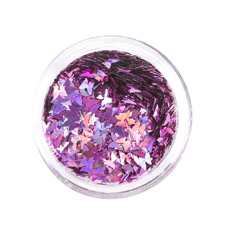 Art Factory Chunky Glitter - Pink Butterflies (10 ml)