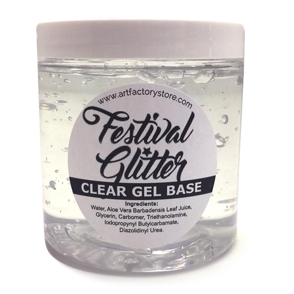 Art Factory Festival Glitter Clear Gel Base