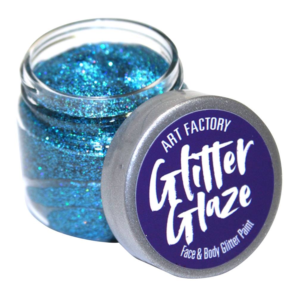 Art Factory Glitter Glaze -  Blue (1 oz)