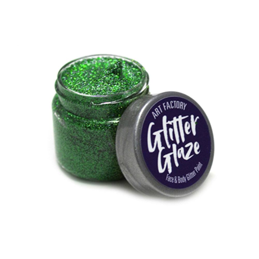 Art Factory Glitter Glaze - Kelly Green (1 oz)