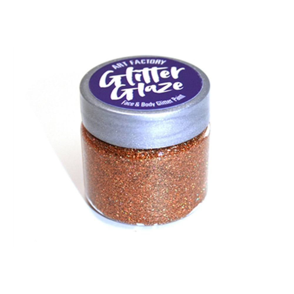 Art Factory Glitter Glaze - Orange (1 oz)