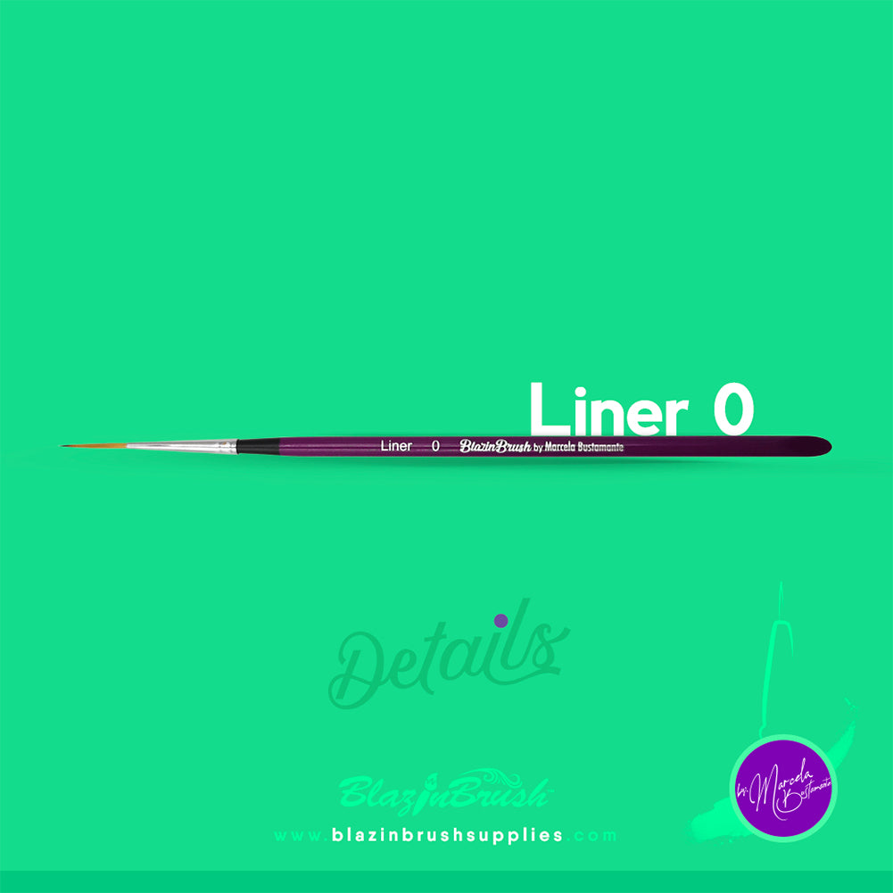 Blazin Brush by Marcela Bustamante - Details Collection - Liner 0