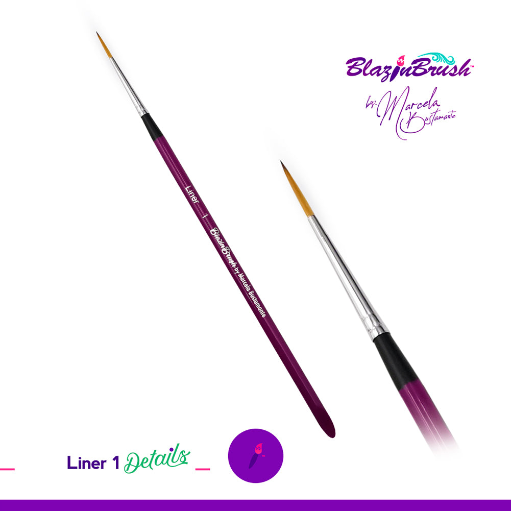 Blazin Brush by Marcela Bustamante - Details Collection - Liner 1