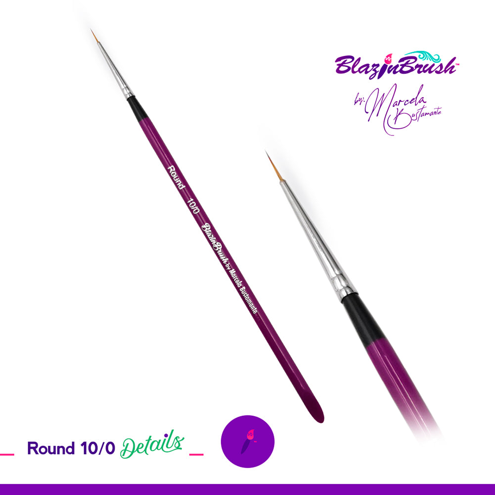 Blazin Brush by Marcela Bustamante - Details Collection - Round 10/0