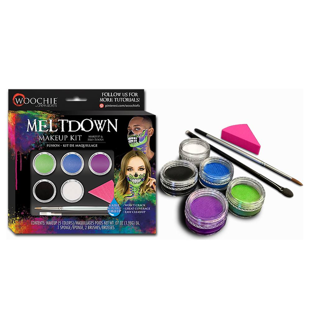 Woochie Water Activated Halloween Makeup Kit - Meltdown