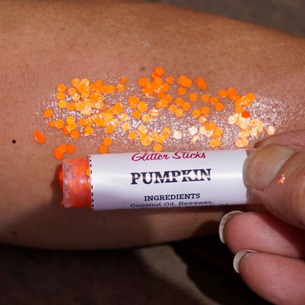 Creative Faces Glitter Stick - Pumpkin (3.5 gm/4.5 ml)