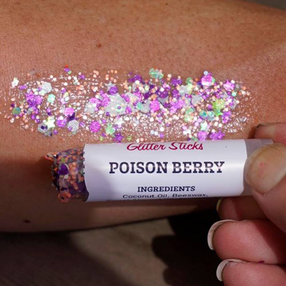 Creative Faces Glitter Stick - Poison Berry (3.5 gm/4.5 ml)