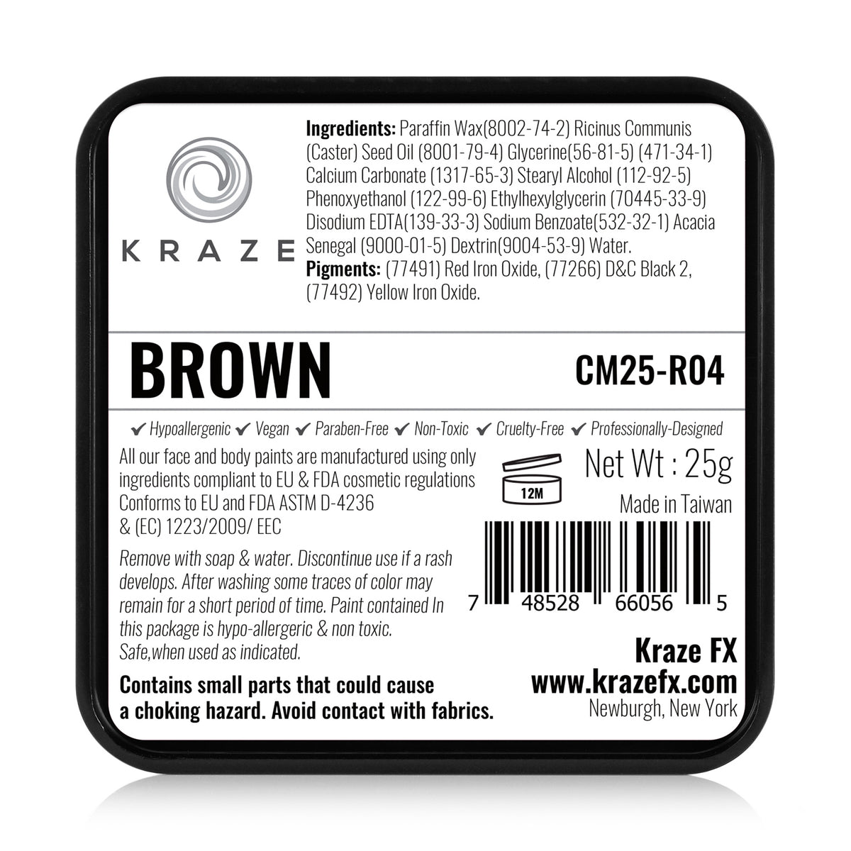 Kraze FX Face Paint - Brown (25 gm)