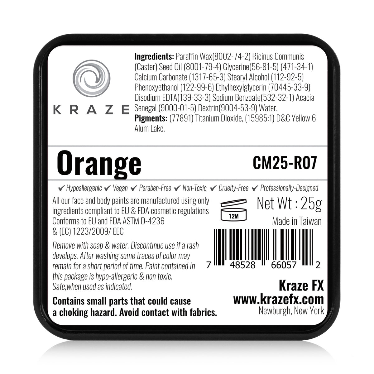 Kraze FX Face Paint - Orange (25 gm)