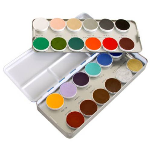 Kryolan Aquacolor Vivid Palettes (24 Colors)