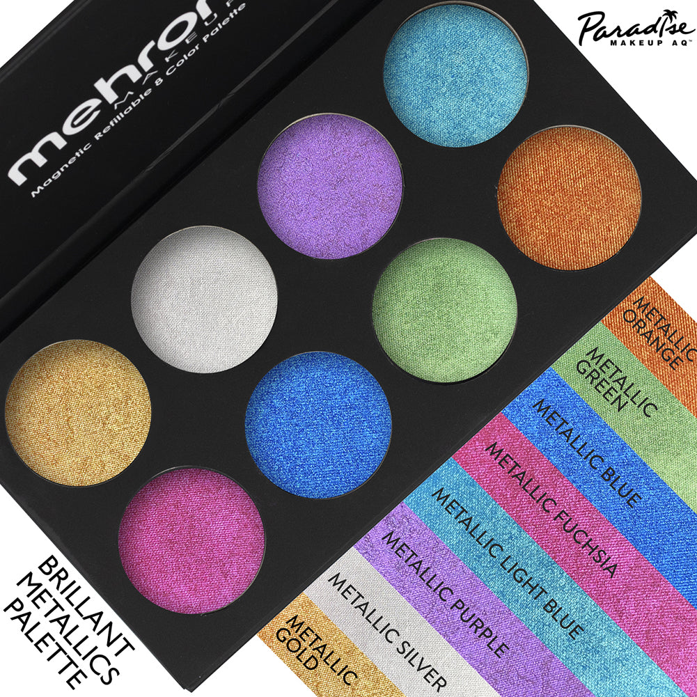 Paradise Palettes - Brilliant Metallic (8 Colors) 808-R