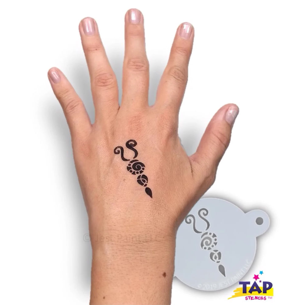 TAP Face Painting Stencil - Butterfly Body (105)