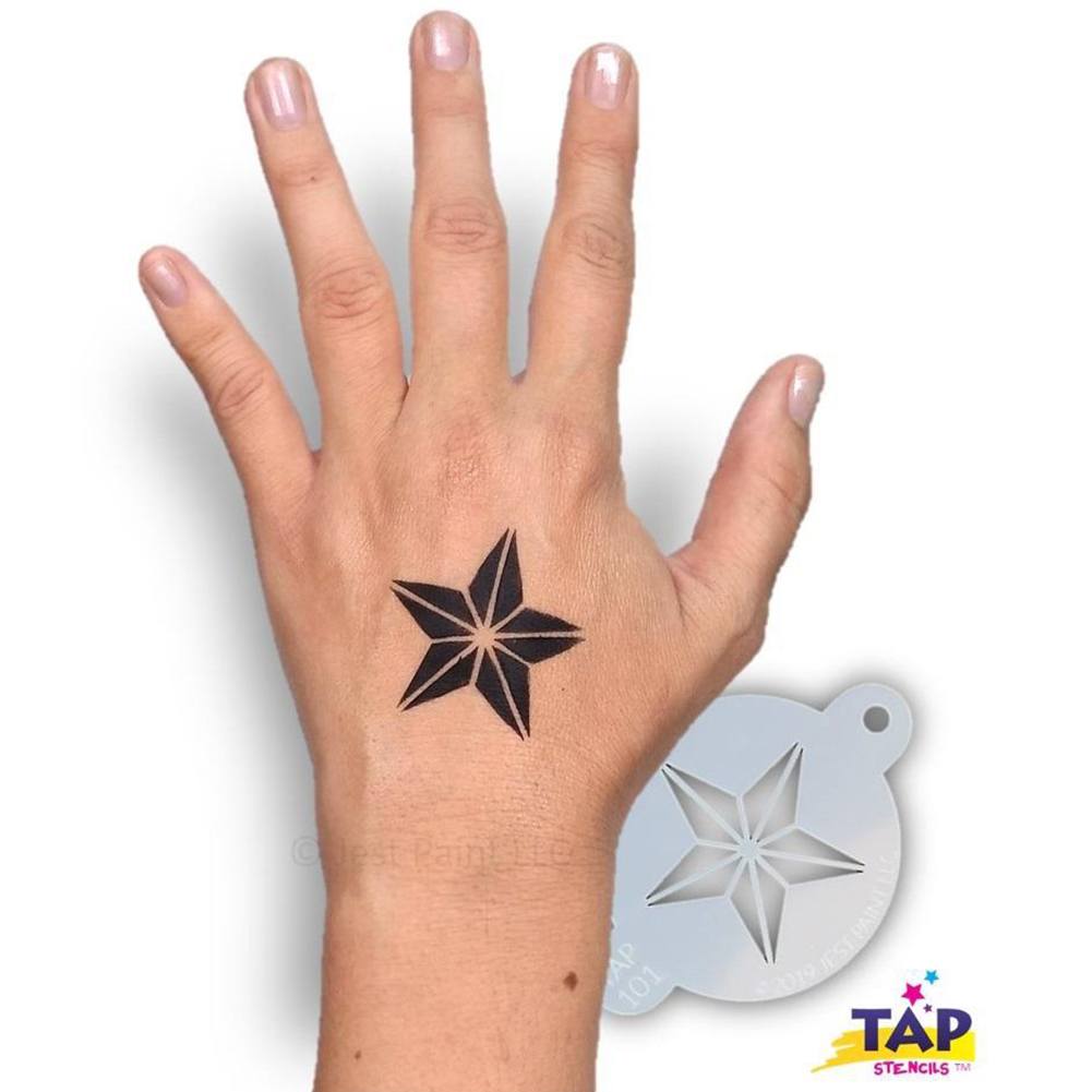 TAP Face Painting Stencil - Super Star (101)