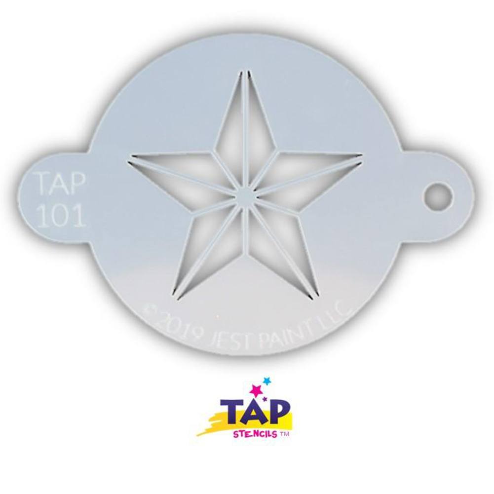 TAP Face Painting Stencil - Super Star (101)