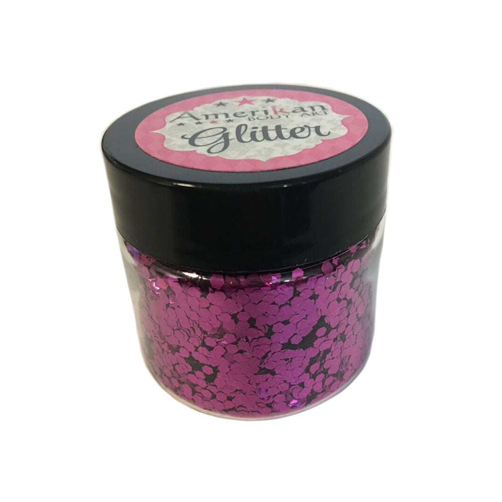 Amerikan Body Art Fuchsia Chunky Glitter (1 oz)