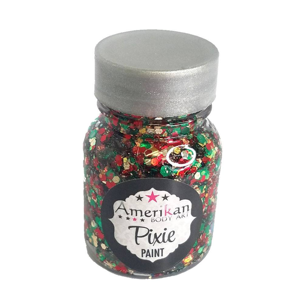 Amerikan Body Art Pixie Paint Glitter Gel - Here Comes Santa Clause