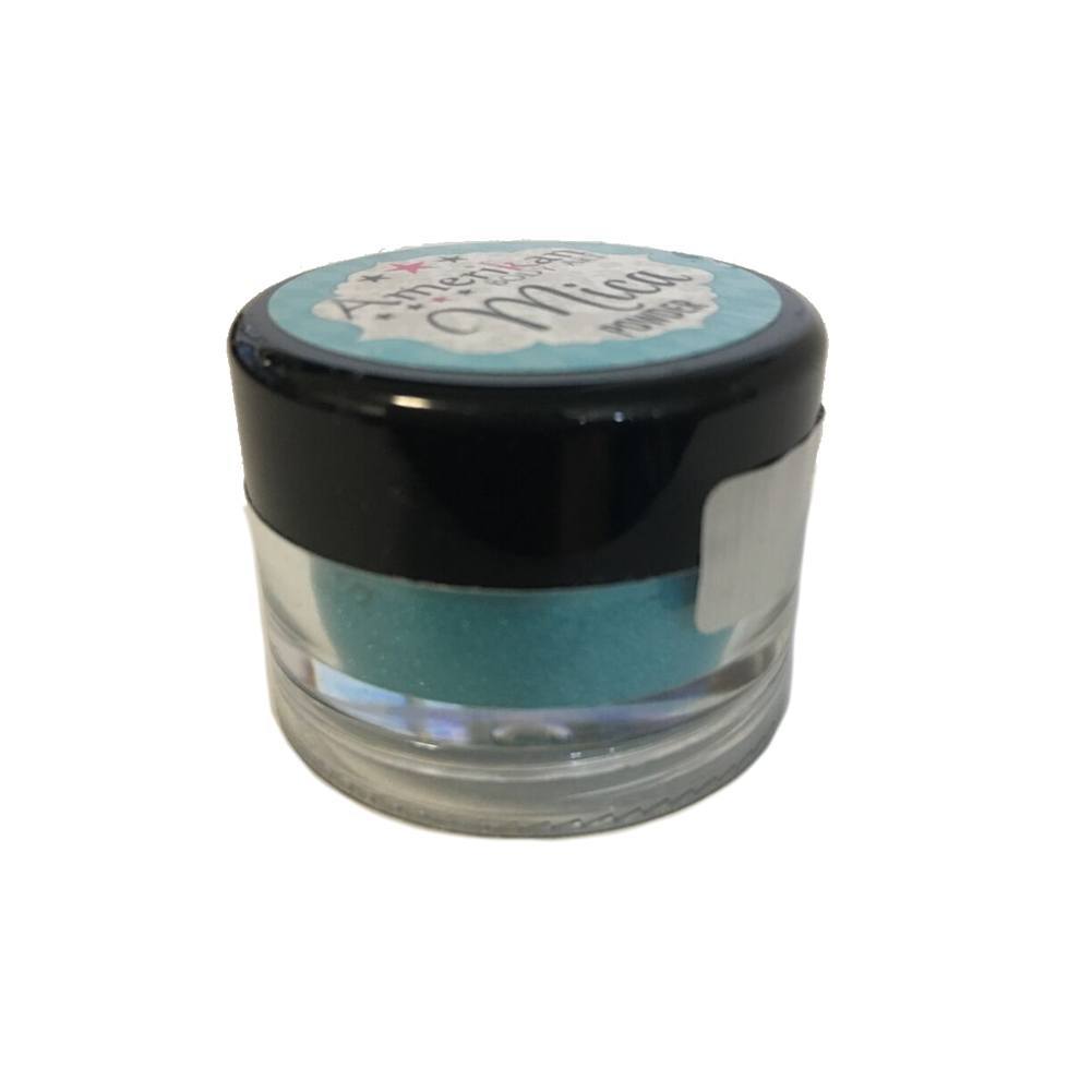 Amerikan Body Art Mica Powder - Coral Reef Blue (10 ml)