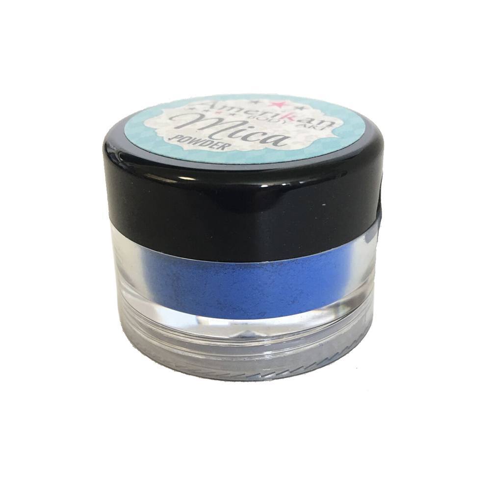 Amerikan Body Art Mica Powder - Matte Blue (10 ml)