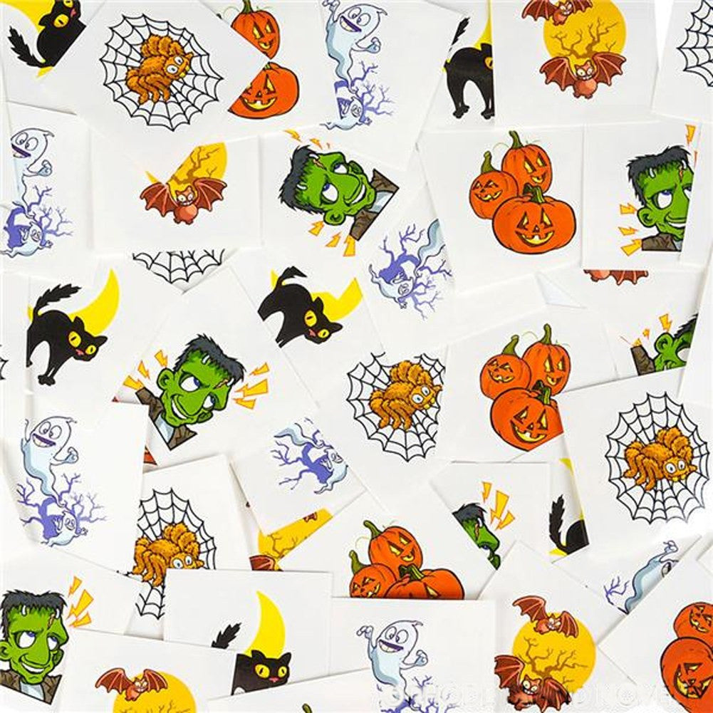 Kids Temporary Tattoos - Halloween (144 pk)