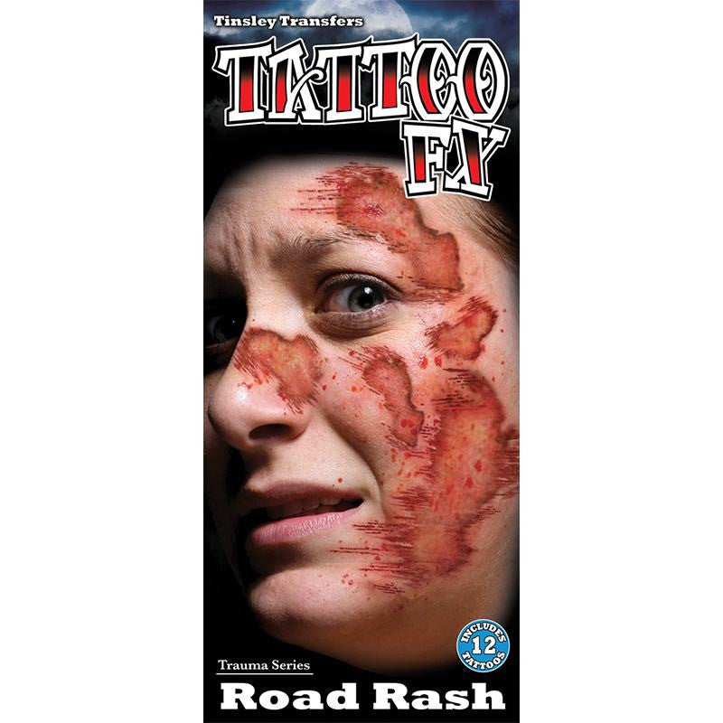 Tinsley Transfers Gorywood Temporary Tattoo - Road Rash