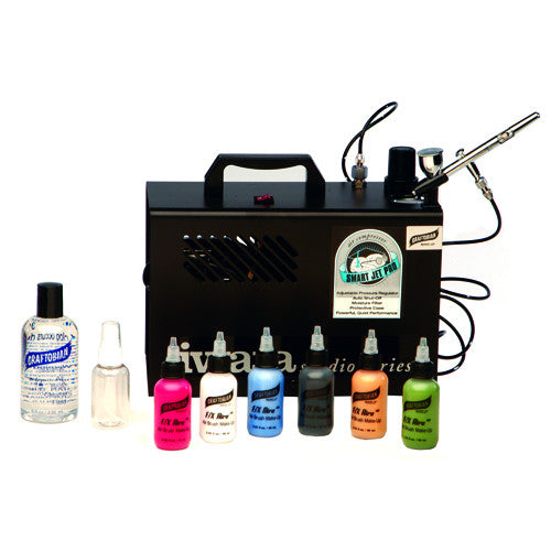 Graftobian Single Airbrush System - Primary Shades (2 oz/58 ml)