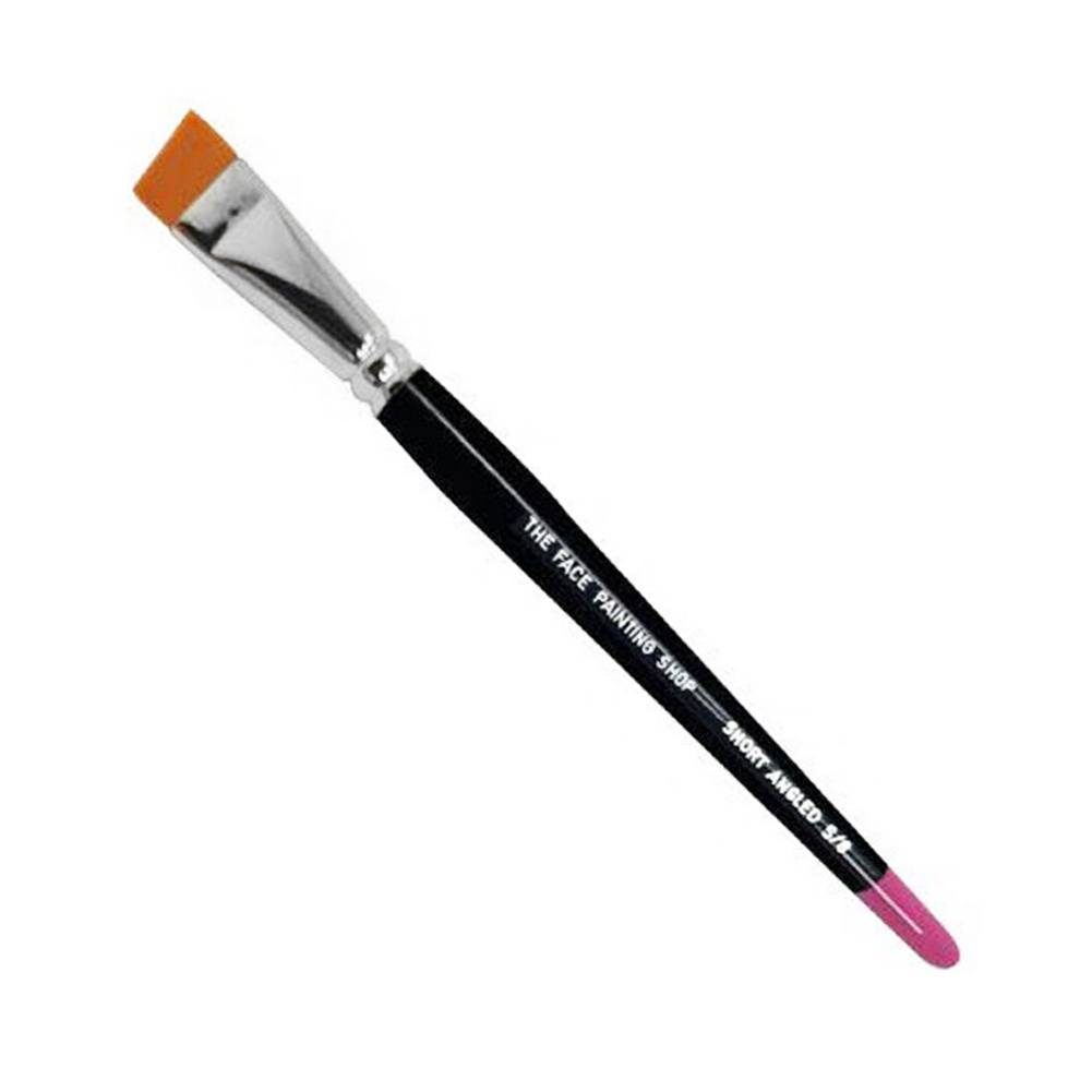 The Face Painting Shop Brush - Short Angled (5/8&quot;)