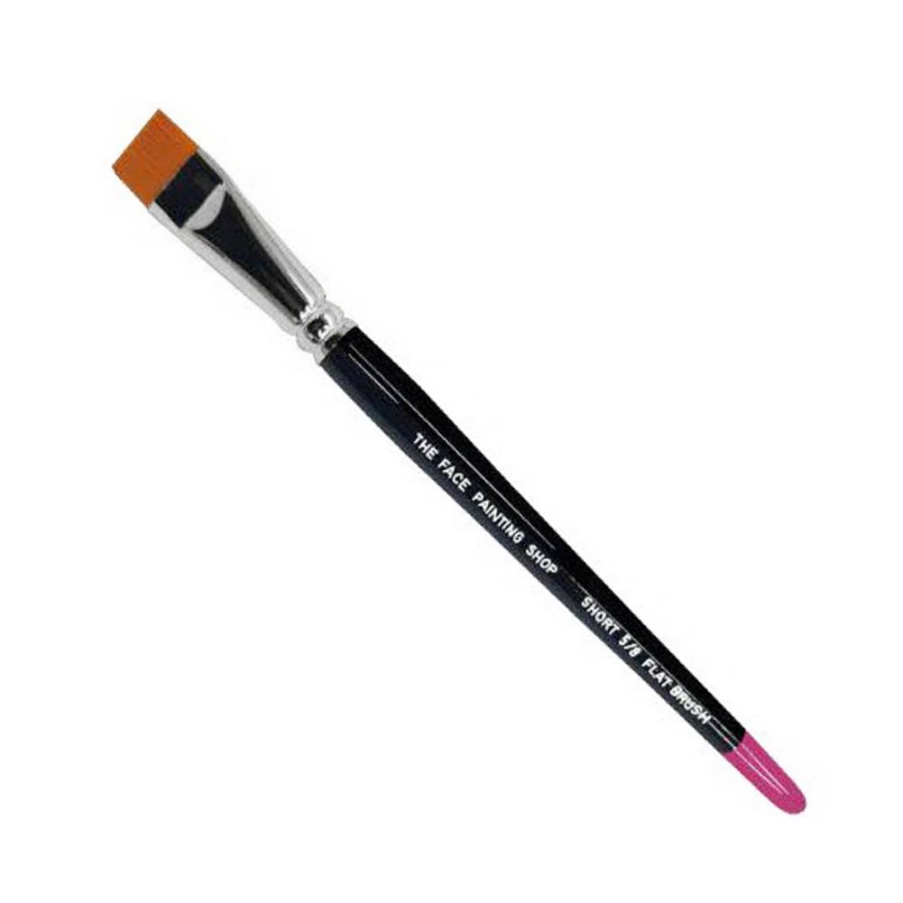 The Face Painting Shop Brush - Short Flat (5/8&quot;)