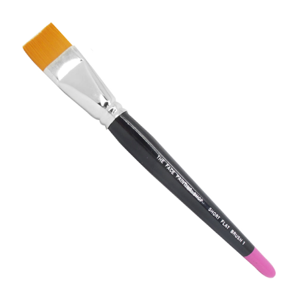 The Face Painting Shop Brush - Short Flat (1&quot;)