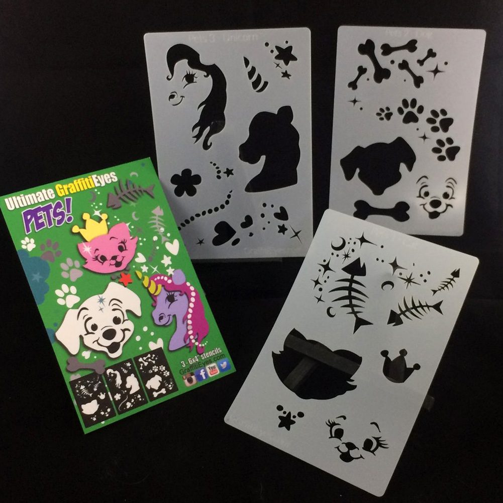 GraffitiEyes Stencil Kit - PETS!