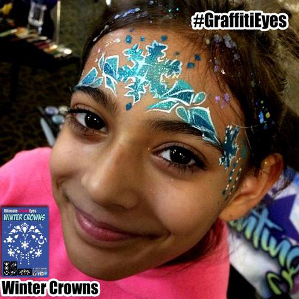 GraffitiEyes Stencil Kit - Winter Crowns